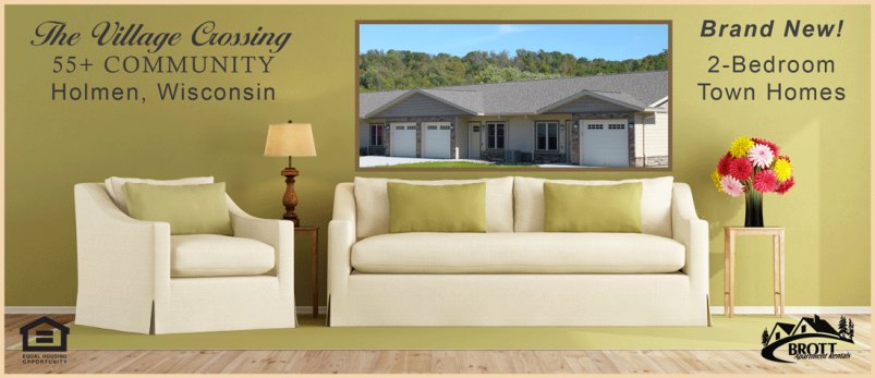 Village Crossing 55 Town Home Community Holmen Wi